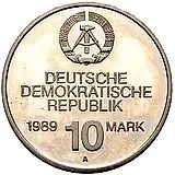 10 марок 1989, 40 лет СЭВ [Германия / ГДР]