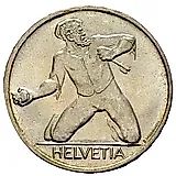 5 франков 1944, 500 лет Битве у Сент-Якоба [Швейцария]