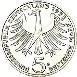 5 марок 1975, Швейцер [Германия / ФРГ]
