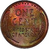 1 цент 1950, без обозначения монетного двора [США]