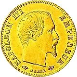 5 франков 1860, A, знак монетного двора: "A" - Париж [Франция]