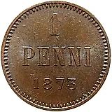 1 пенни 1873