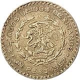 1 песо 1957 [Мексика]