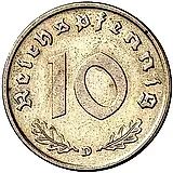 10 рейхспфеннигов 1946, оккупация [Германия / Третий рейх]