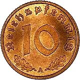 10 рейхспфеннигов 1937 [Германия / Третий рейх]