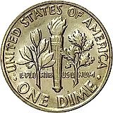 10 центов 1979, без обозначения монетного двора [США]