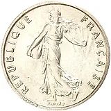 1/2 франка 1965 [Франция]