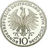 10 марок 1992, 150 лет ордену [Германия]