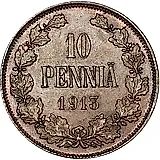 10 Pennia 1913