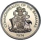1 доллар 1974 [Багамские Острова] Proof