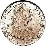 8 реалов 1791-1808 [Перу]