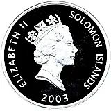 25 долларов 2003, Мрия [Соломоновы Острова] Proof