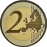 2 евро 2010, регулярный чекан Монако [Монако] Proof