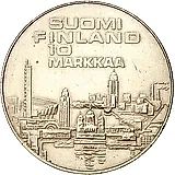 10 марок 1971, X Чемпионат Европы по легкой атлетике [Финляндия]