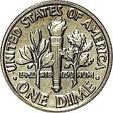 10 центов 1982, P [США]