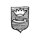 Astrakhan City Hallmark of 1828 and 1850 "Crown with Sword"