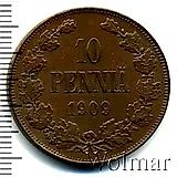 10 Pennia 1909