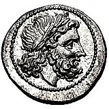Victoriatus 211-208 BC, reverse inscription: Roma [Roman Republic / Rome]
