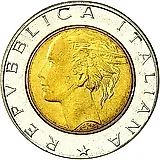 500 лир 1989 [Италия]