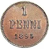 1 пенни 1895
