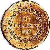 100 франков 1886 [Франция]