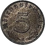 5 рейхспфеннигов 1944 [Германия / Третий рейх]