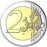 2 евро 2015, 70 лет мира в Европе [Франция]