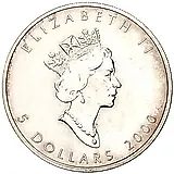 5 долларов 2000, тысячелетие [Канада]