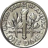 10 центов 1981, P [США]