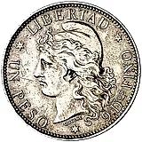 1 песо 1882 [Аргентина]