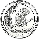 25 Cents 2015, S, Kisatchie Forest [USA]