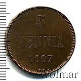 5 пенни 1907