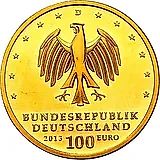 100 евро 2013, Дессау-Вёрлиц Германия [Германия]
