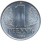 1 пфенниг 1963, А [Германия / ГДР]