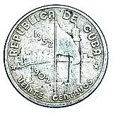 20 сентаво 1952, 50 лет Республике Куба [Куба]
