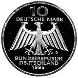 10 марок 1995, Рентген [Германия]