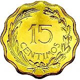 15 сентимо 1953 [Парагвай]