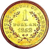 1 доллар 1852, голова Свободы [США]