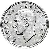 5 шиллингов 1952, 300 лет основанию Кейптауна [ЮАР]