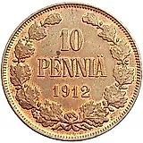 10 Pennia 1912