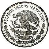 50 песо 1985, футболист [Мексика] Proof