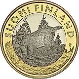 5 евро 2015, рысь [Финляндия]