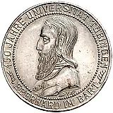 3 рейхсмарки 1927, F, Тюбингенский университет [Германия]