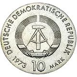 10 марок 1973, Брехт [Германия / ГДР]