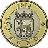 5 евро 2013, церковь Святого Лаврентия [Финляндия]