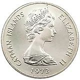 25 долларов 1972, 25 лет свадьбе Королевы Елизаветы II и Принца Филиппа [Каймановы острова]