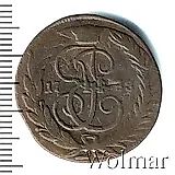 1 копейка 1788, без обозначения монетного двора, гурт сетчатый