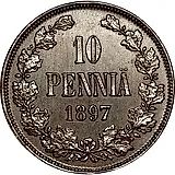 10 Pennia 1897