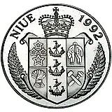 5 долларов 1992, Баунти [Ниуэ] Proof