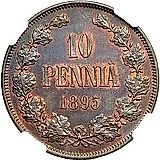 10 Penniä 1895